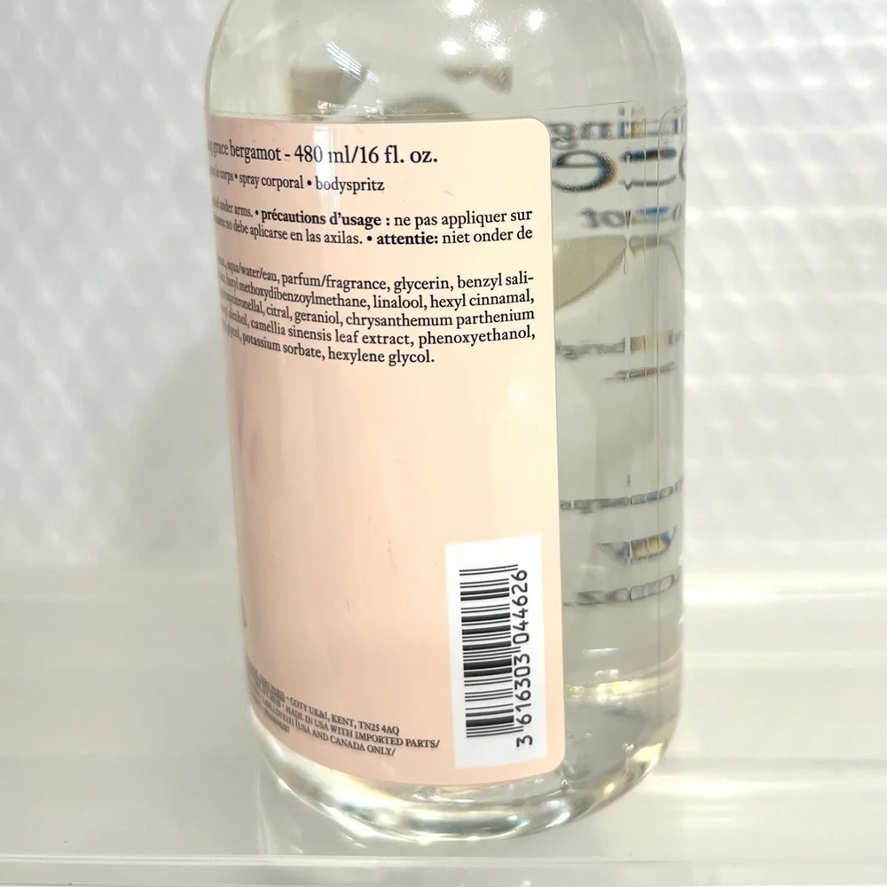 NEW Philosophy Amazing Grace Bergamot Body Spritz Body Spray 16 fl oz W/ Sprayer